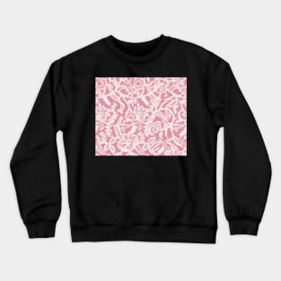 Vintage floral lace (pink) Crewneck Sweatshirt